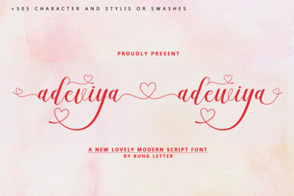 Adeviya Adewiya: A Romantic Script Font for Branding Projects