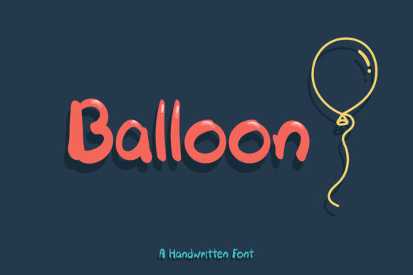 Balloon Font for Playful Editorial Design