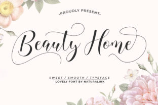 Beauty Home Font for Impactful Campaign Design