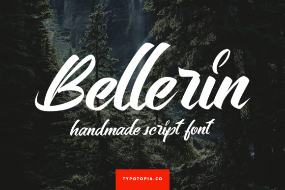 Bellerin Script Font for Editorial Design