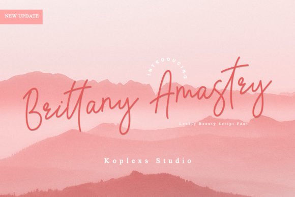 Brittany Amastry: Elevate Your Brand with a Handwritten Typeface