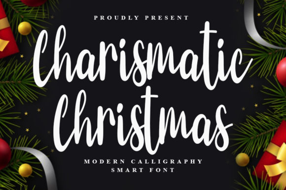 Charismatic Christmas Font for Festive Branding