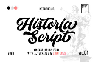 Historia Script Font Review for Real Projects