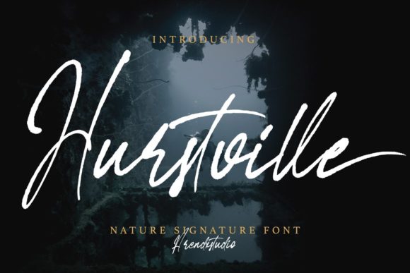 Hurstville: A Handwritten Font with Editorial Charm