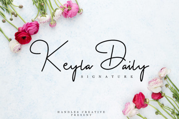 Keyla Daily: A Versatile Handwritten Font for Digital Marketing