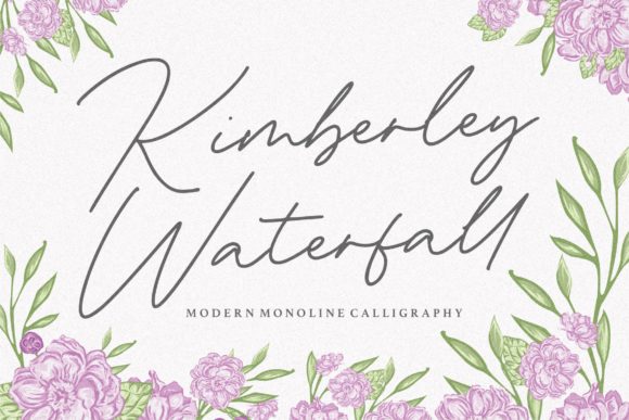 Kimberley Waterfall: A Timeless Handwritten Font for Branding