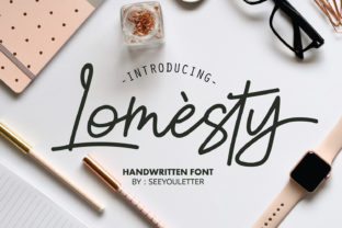 Lomesty: A Classic Script Font for Editorial Design