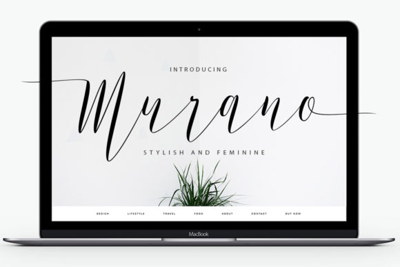 Murano Font for Web Design: A Modern Script with Digital Charm
