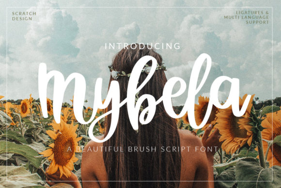 Mybela Font: A Playful Brush Script for Editorial Design