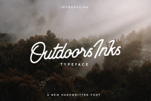 Outdoors Inks: A Playful Handwritten Font for Web Design