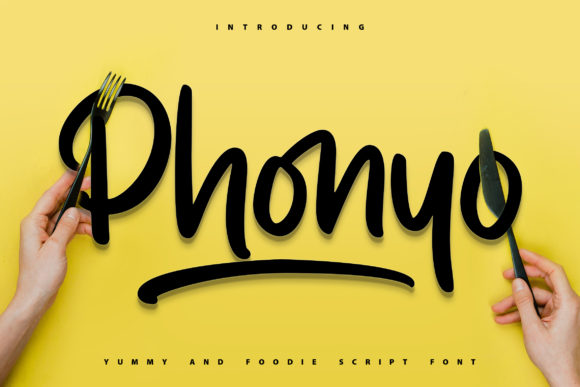 Phonyo: A Bold Handwritten Font for Dynamic Campaigns