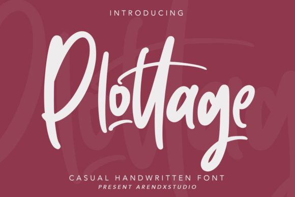 Plottage Font for Professional Branding and Design