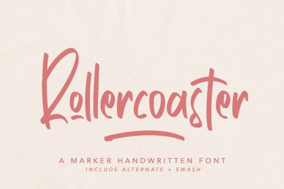 Rollercoaster: A Sweet Script Font for Handmade Creations