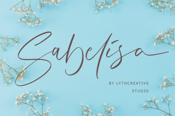 Sabelisa Script Font for Handmade Creations