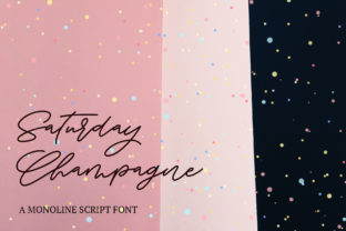 Saturday Champagne Font Review