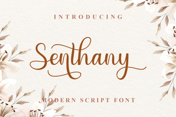 Senthany Font for Elegant Brand Visuals