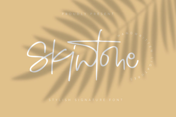 Skintone: A Handwritten Font for Modern Branding