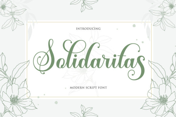 Solidaritas Font for Branding and Design