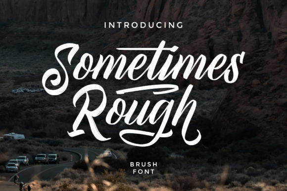Sometimes Rough Script Font for Handmade Creations
