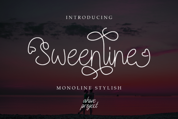 Sweenline: A Swirly Script Font for Branding Magic