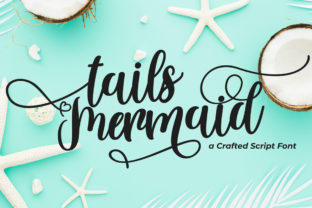 Tails Mermaid Font for Romantic Branding Projects
