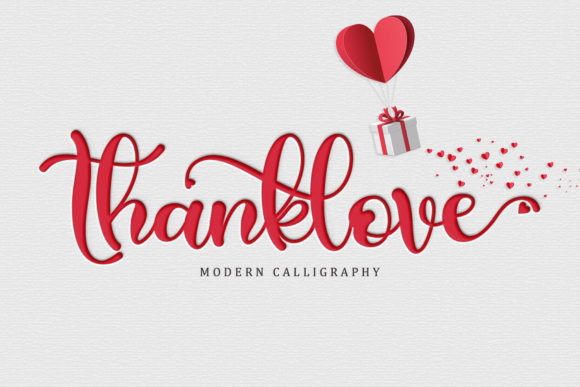 Thanklove Font for Business Branding and Design