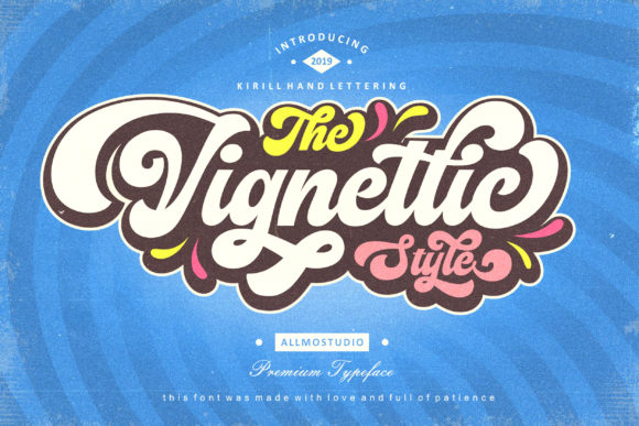 The Vignettic: A Handwritten Font with Vintage Charm