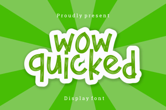Wow Quicked: A Handwritten Font for Your Brand