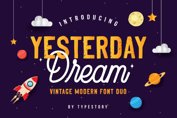 Yesterday Dream Font for Branding Projects